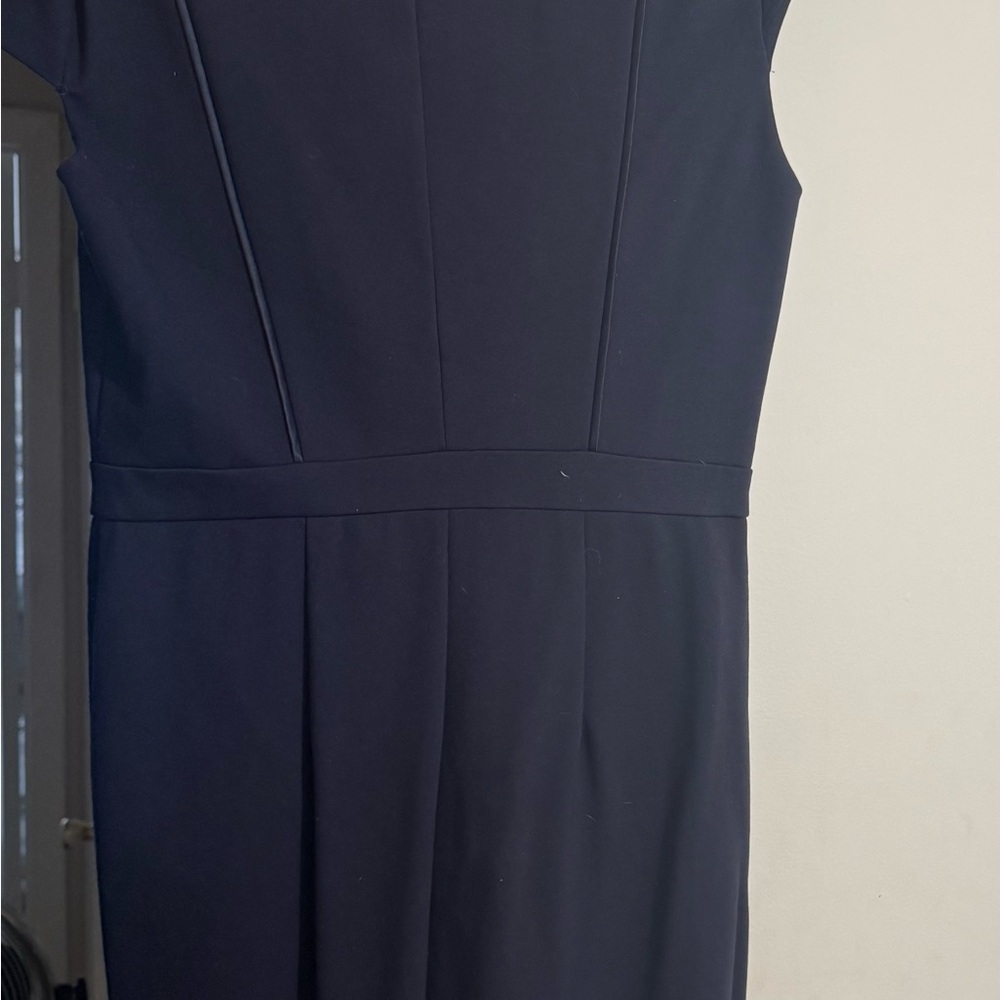 Elegant Navy Blue Women's Dress